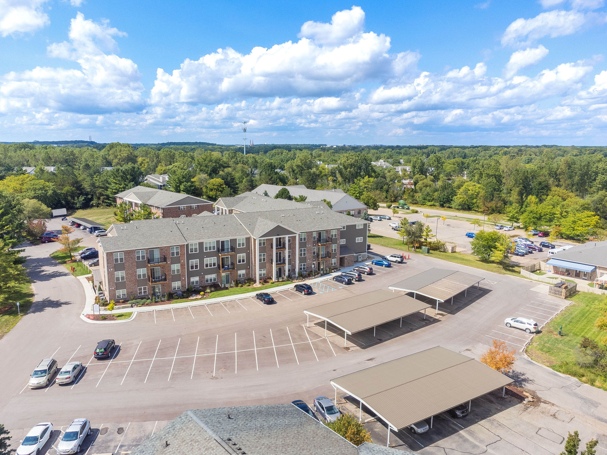 Exterior at Okemos MI Apartments | Knob Hill Apartments in Okemos, MI